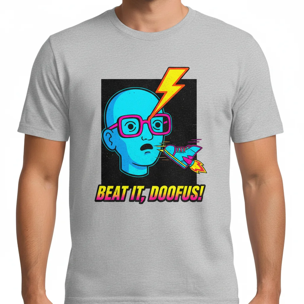"Beat It, Doofus!" - Funny & Sarcastic Essential T-Shirt