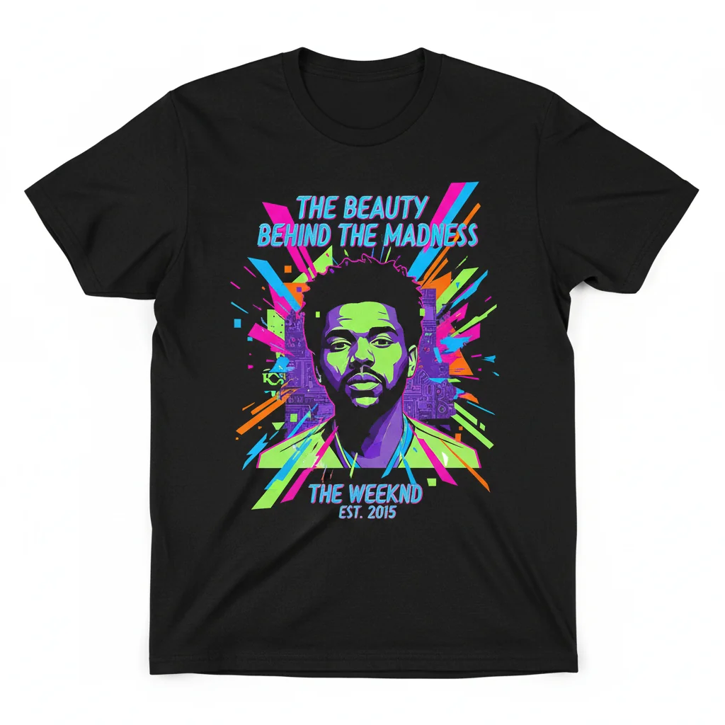 Beauty Behind The Madness The Weeknd Retro Album T-Shirt