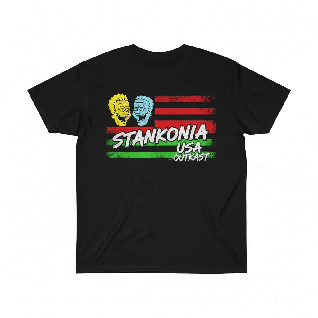 Beavis and Butt-Head Outkast Stankonia Flag Parody T-Shirt