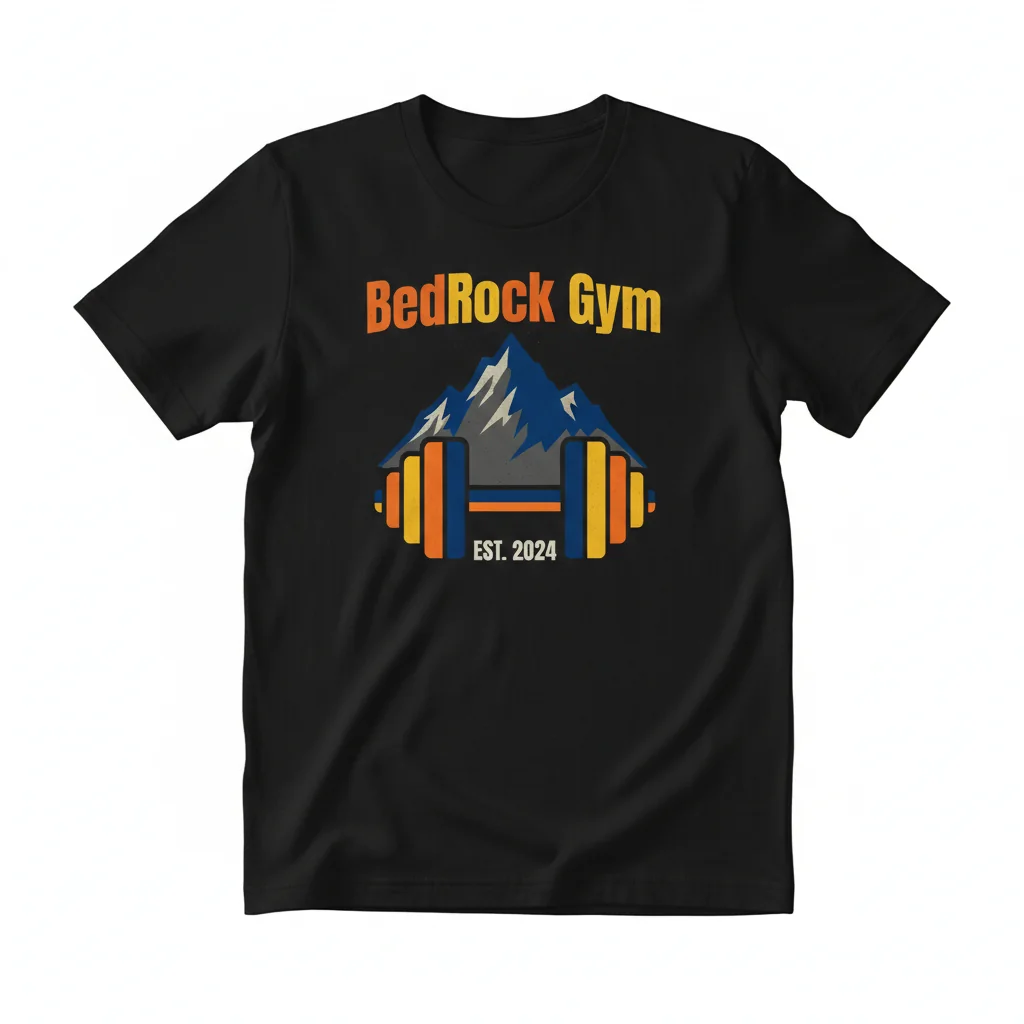 BedRock Gym Essential Tee: Elevate Your Street Game