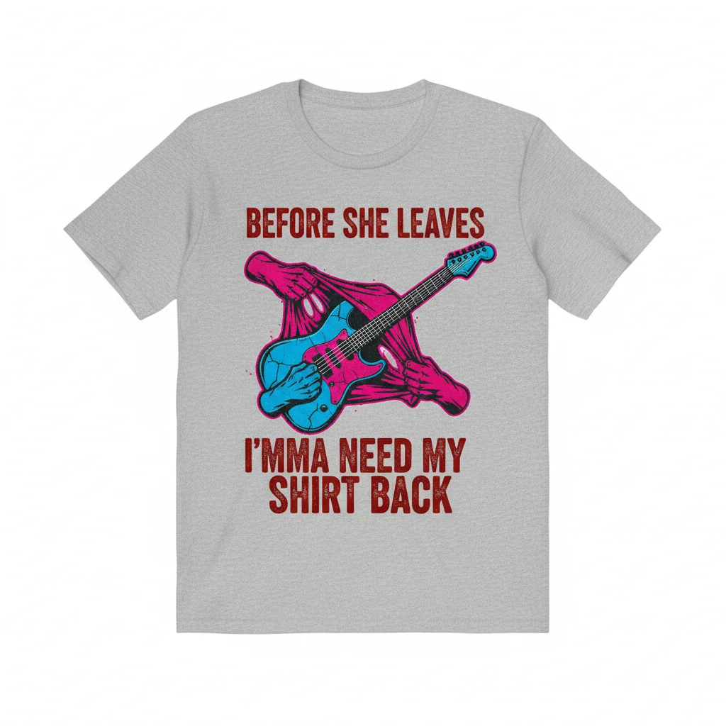 Before She Leaves I Need My Shirt Back Essential T-Shirt - Premium Cotton Tee