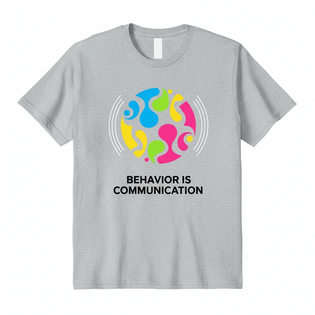 Durable & Comfortable: "Behavior Is Communication" Premium T-Shirt