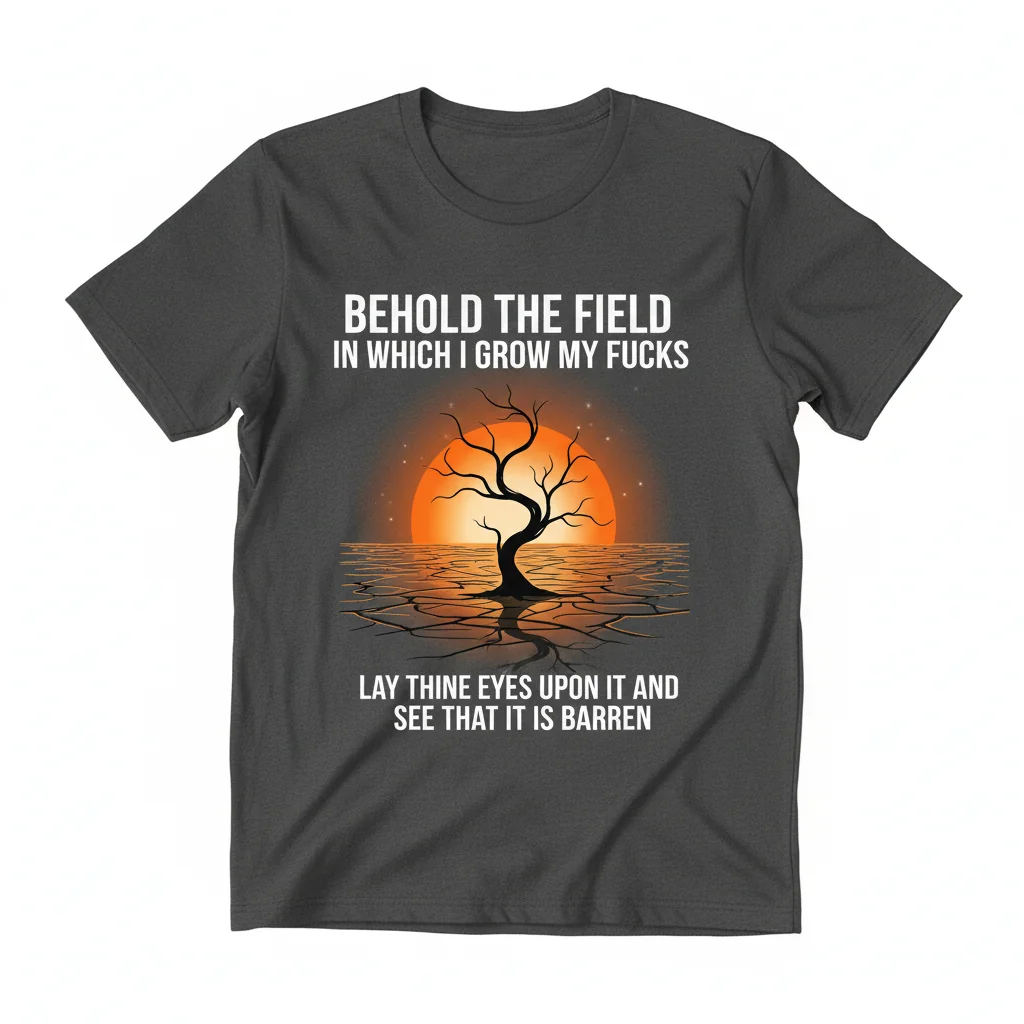 Barren Fucks Field T-Shirt – Premium Durability & Comfort