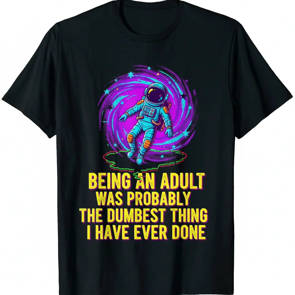 Adulting Was The Dumbest Thing Ever – Premium Ultra-Soft Tee
