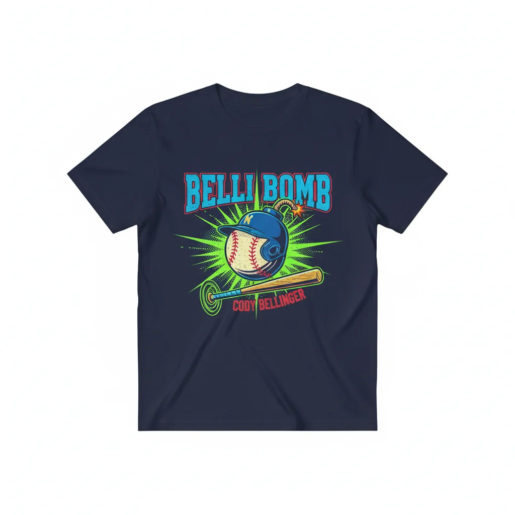 Belli Bomb Cody Bellinger Baseball Fan T-Shirt | Premium Unisex Tee
