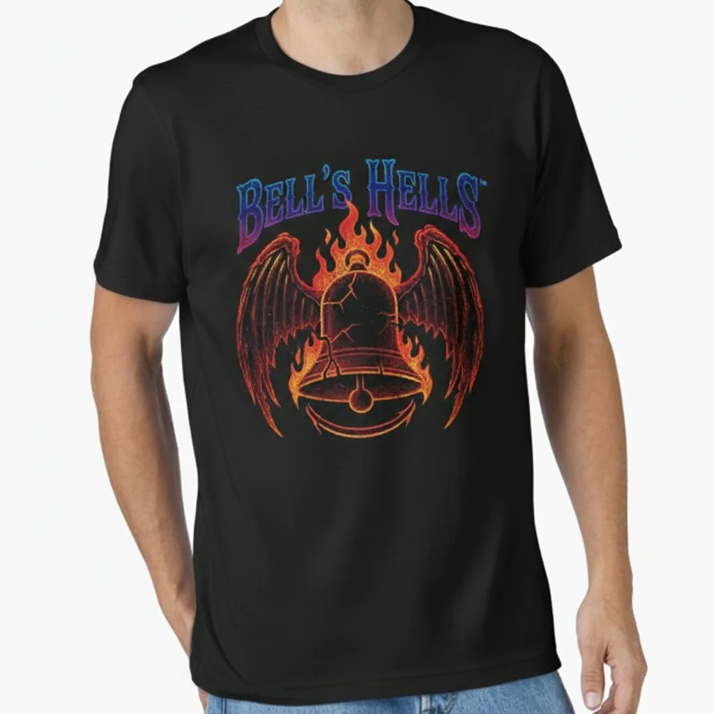 Bell's Hells Logo Essential T-Shirt – Premium Cotton, Durable Print & Retail Fit