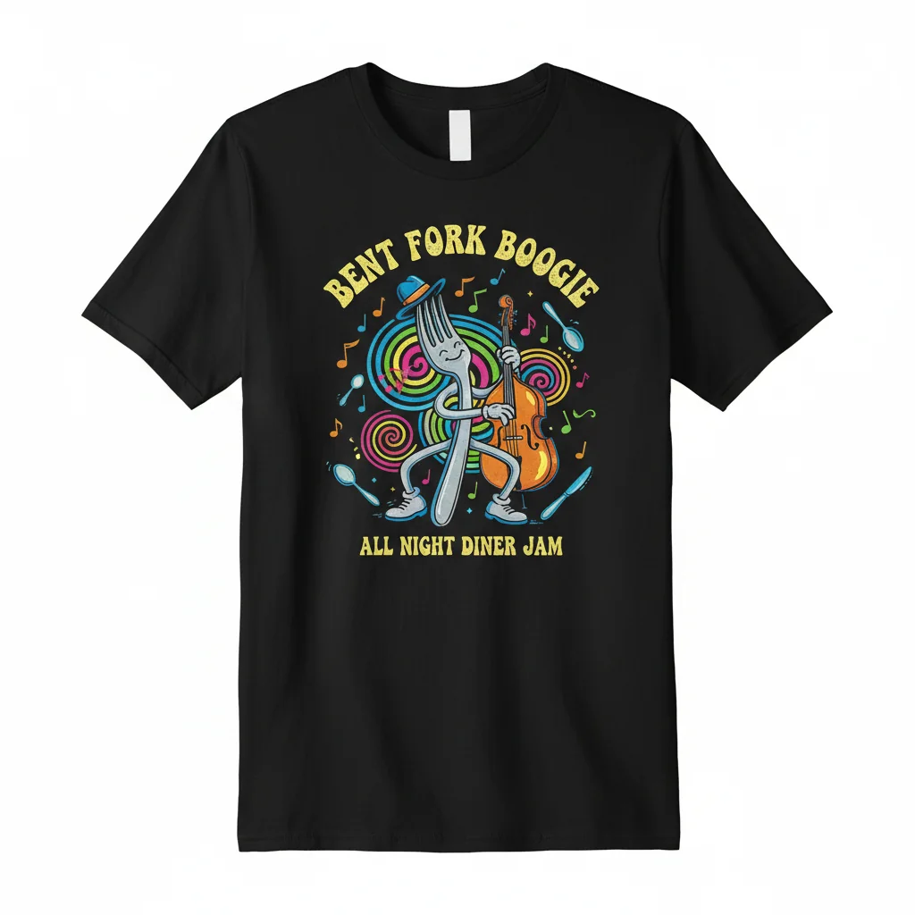 Bent Fork Boogie Essential T-Shirt – Premium Cotton Tee for Men & Women