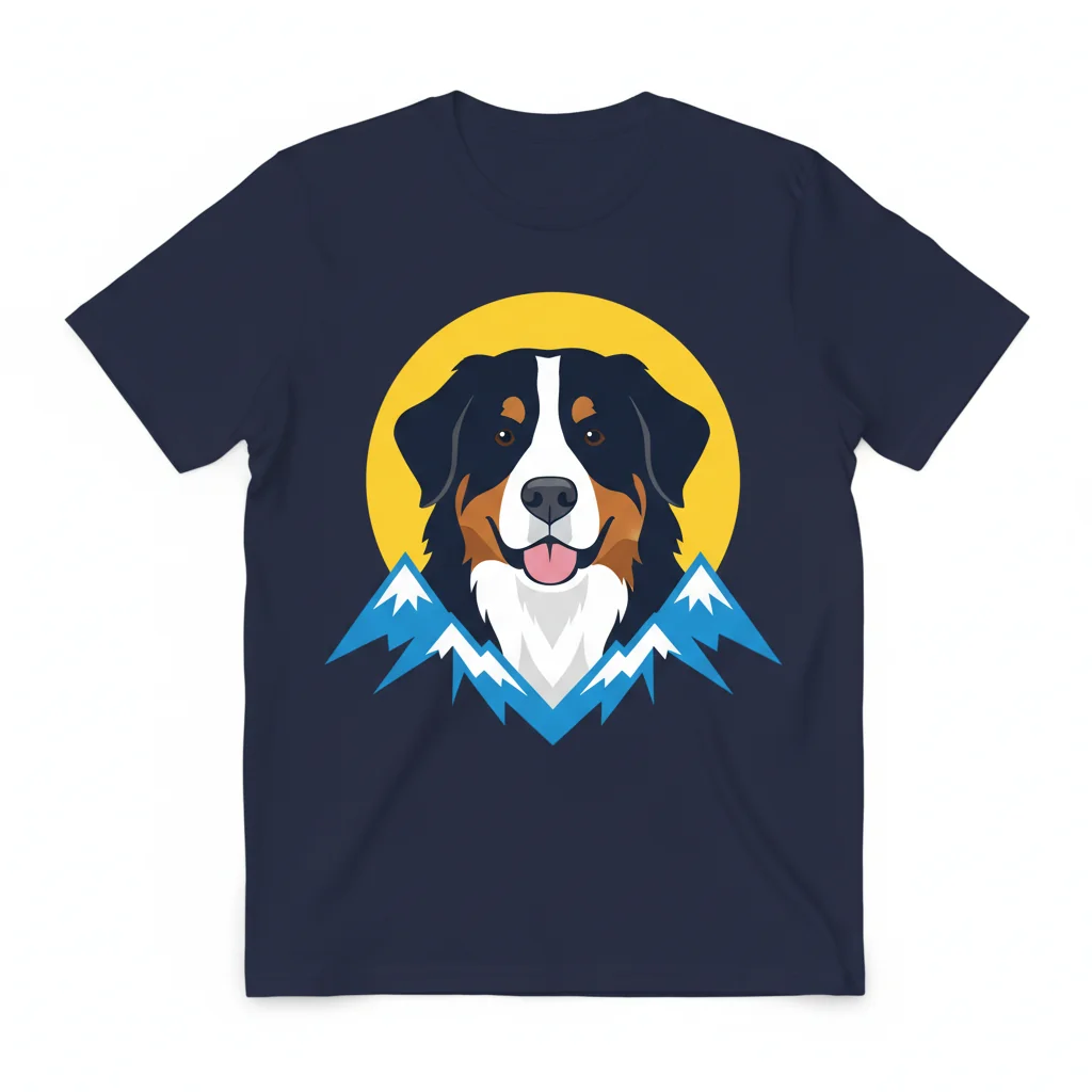 Premium Bernese Mountain Dog T-Shirt | Durable, Pre-Shrunk & Fade-Resistant