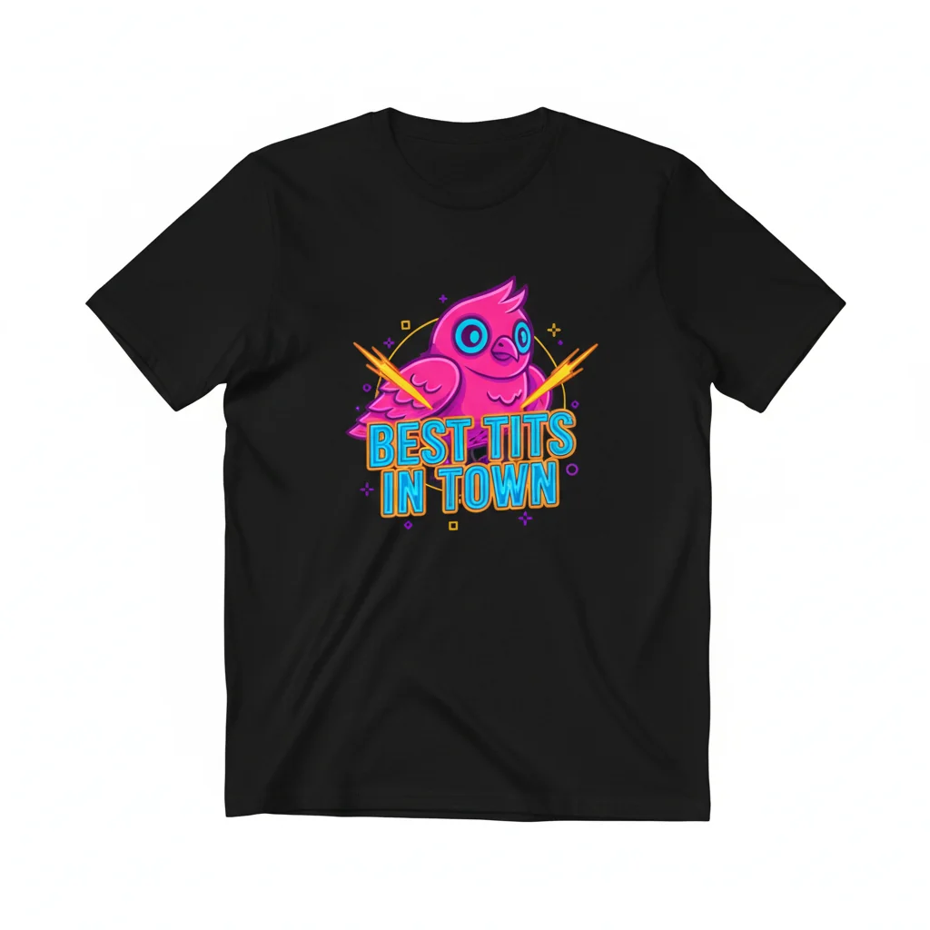 Embrace Your Bold Spirit: The 'Best Tits In Town' Statement Tee