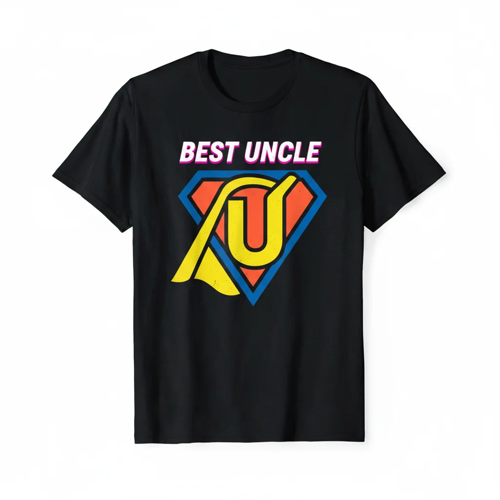 Best Uncle T-Shirt | Funny Gift for Uncles, Cool Uncle Tee