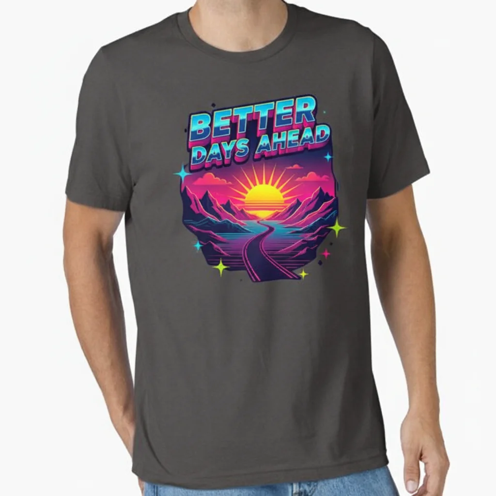 Better Days Ahead Graphic Print T-Shirt - Essential Unisex Soft Cotton Tee