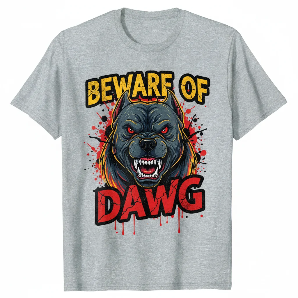 Beware of Dawg - Ultra-Durable Essential Unisex T-Shirt