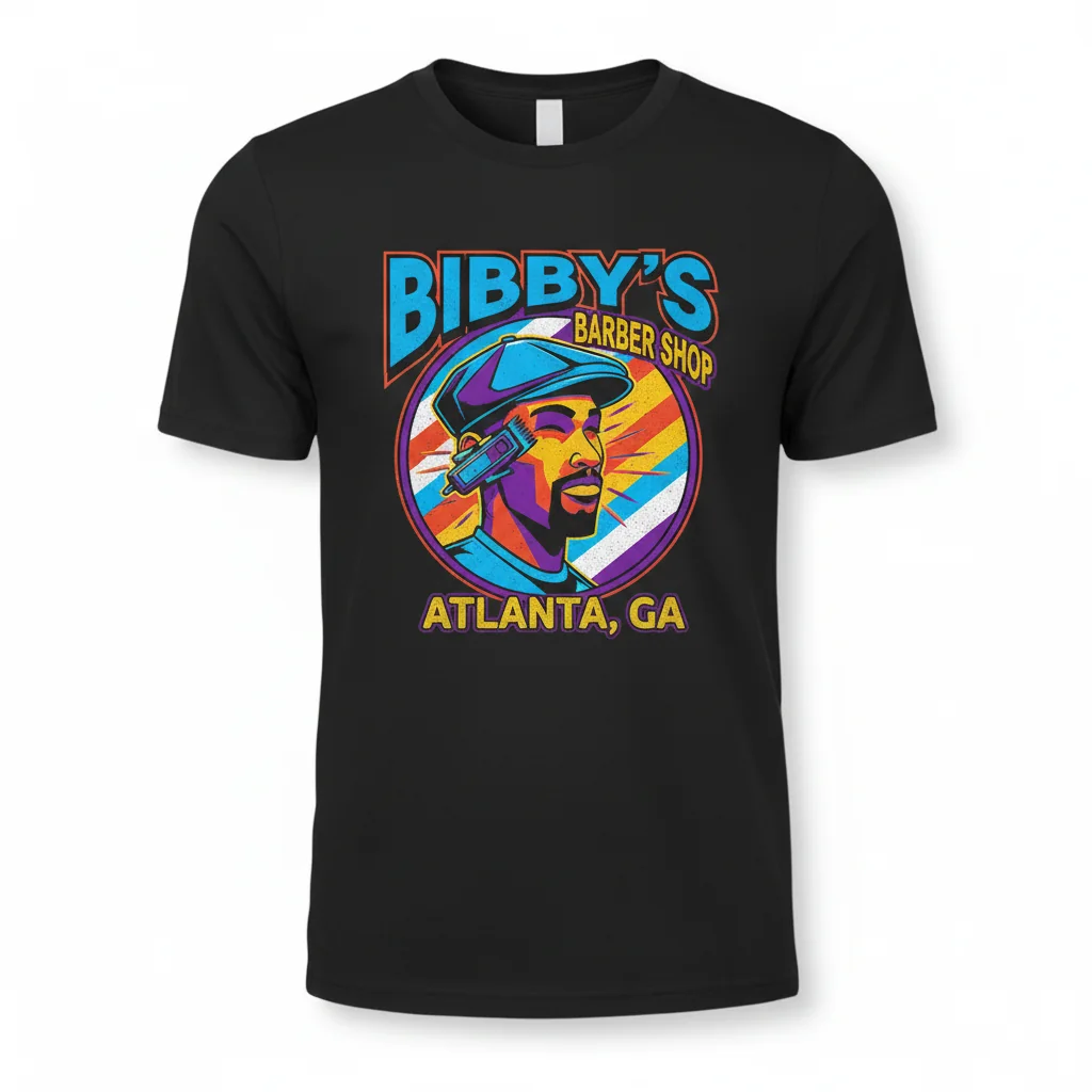 Bibby the Barber Atlanta Essential T-Shirt - Premium Cotton Graphic Tee