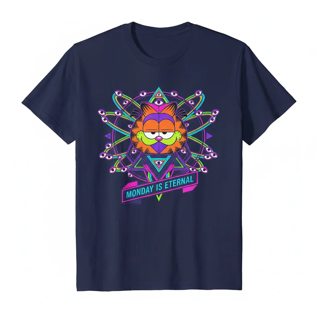 Divine Feline: The Biblically Accurate Garfield Art Tee