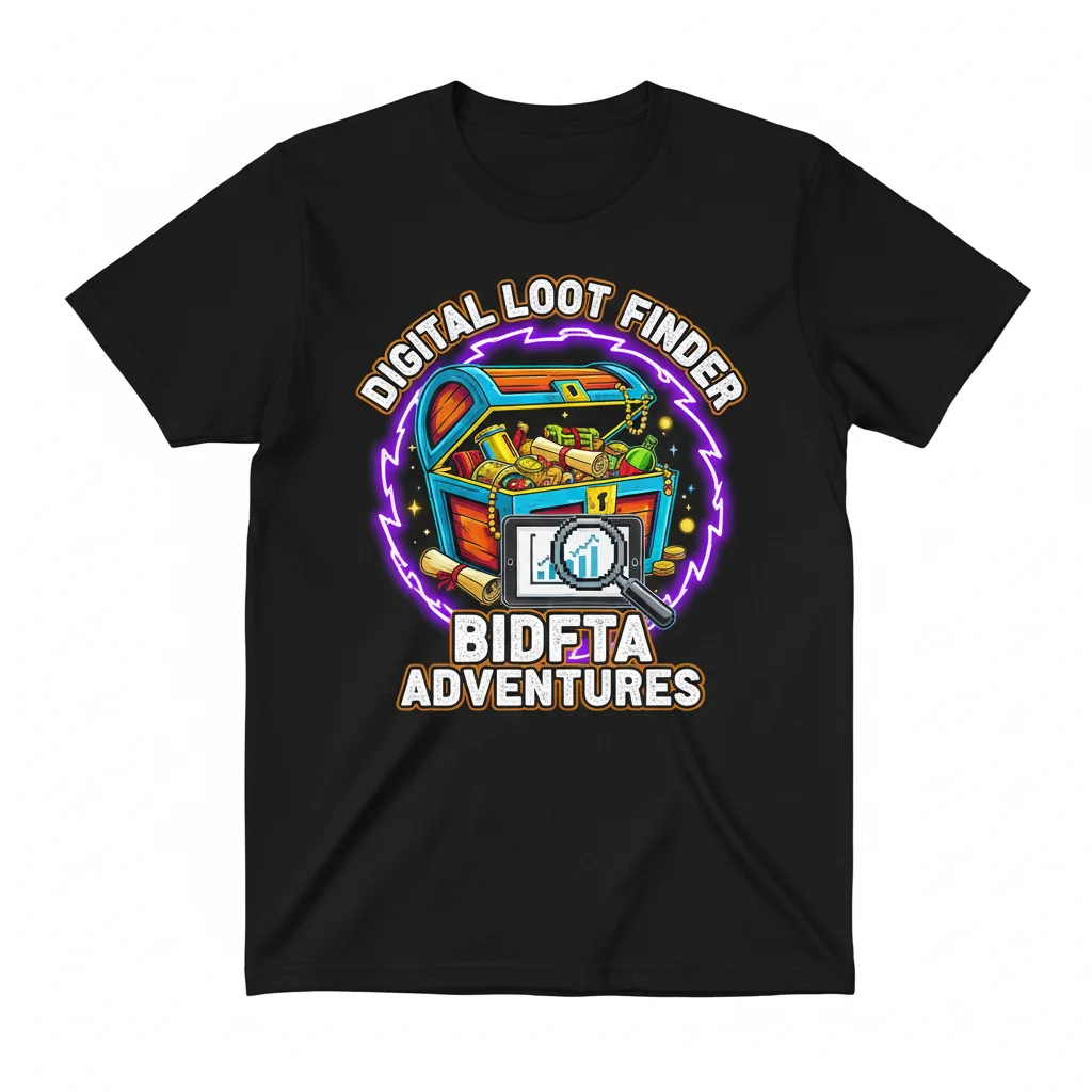 BidFTA Treasure Hunter: The Ultimate Auction Adventure Tee