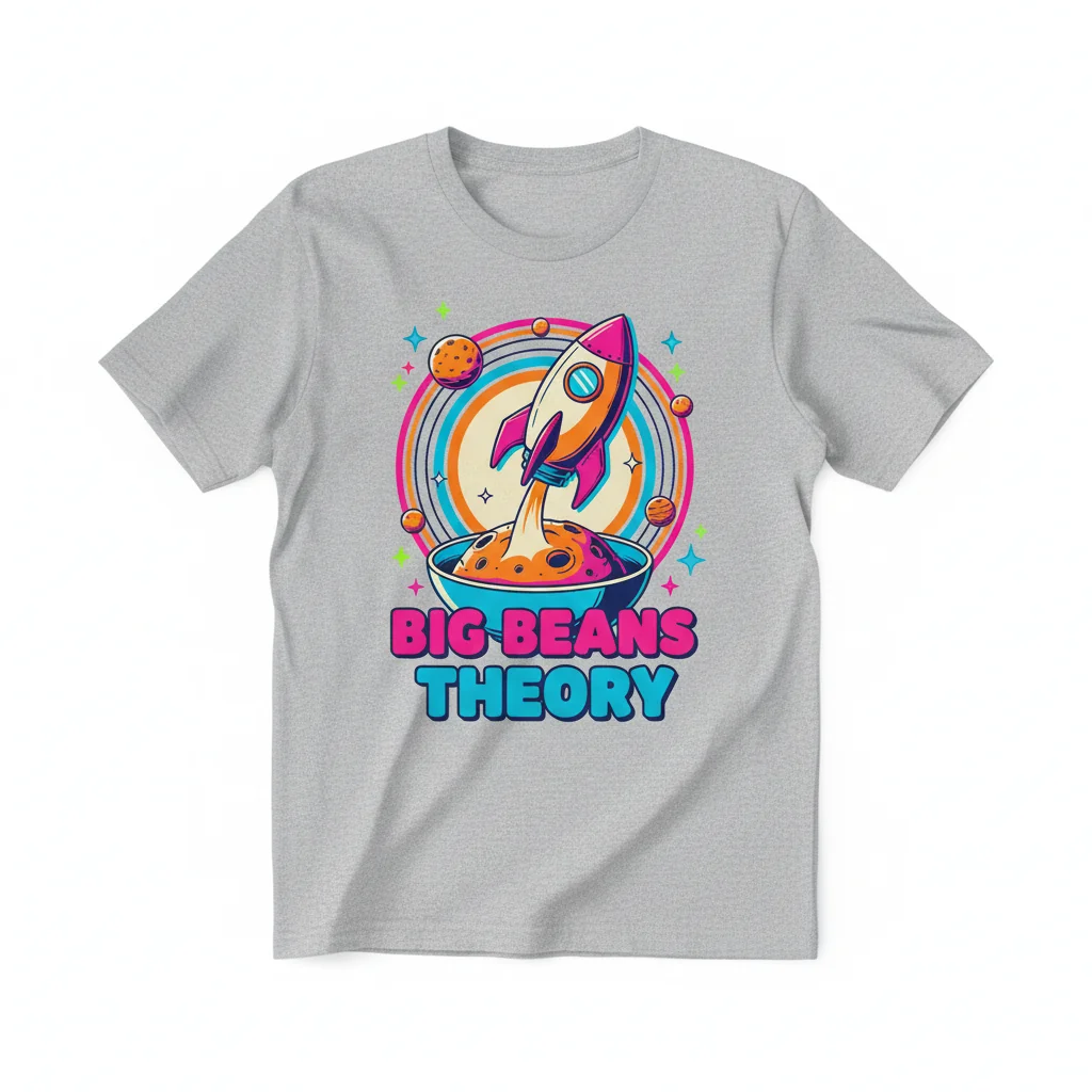 Big BEANS Theory Essential T-Shirt – Pop Culture Apparel