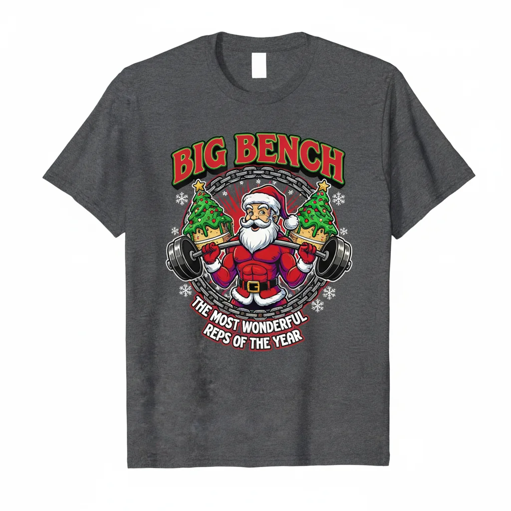 Big Bench Christmas Tree Cake Shirt - Festive Holiday Apparel