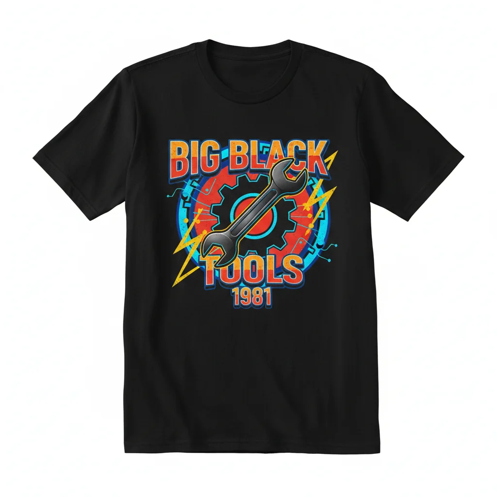 Big Black Tools 1981 Essential T-Shirt – Vintage Graphic Tee