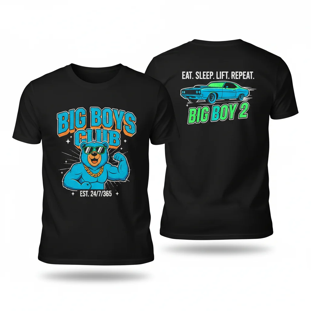 Big Boys Club 2-Sided Graphic Tee