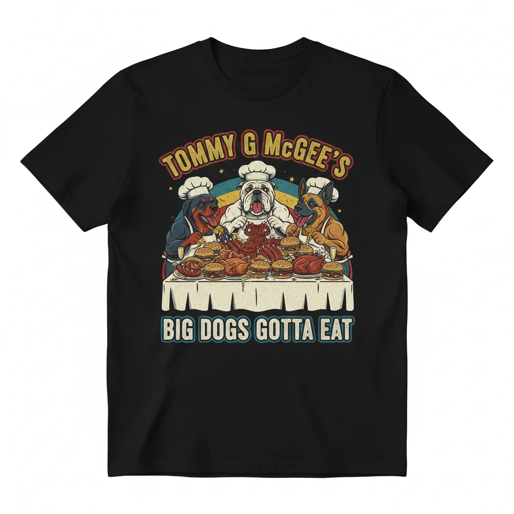 Big Dogs Gotta Eat: Tommy G McGee Street Tee
