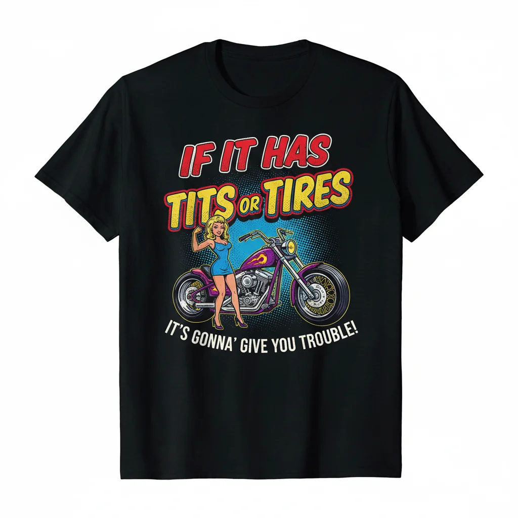 Big Johnson Motorcycle: Embrace the Ride, Conquer the Road Tee