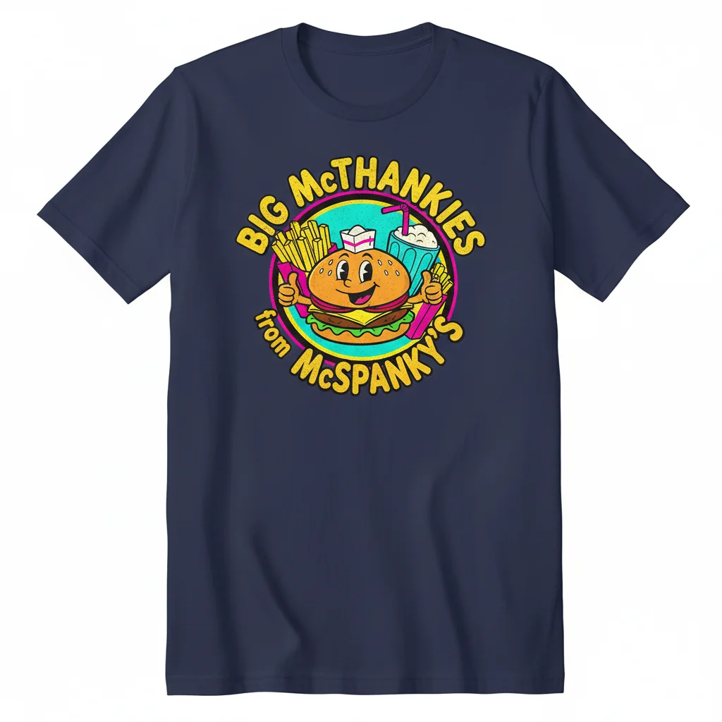 Big McThankies from McSpanky's Essential Graphic Tee - Premium Ring-Spun Cotton T-Shirt