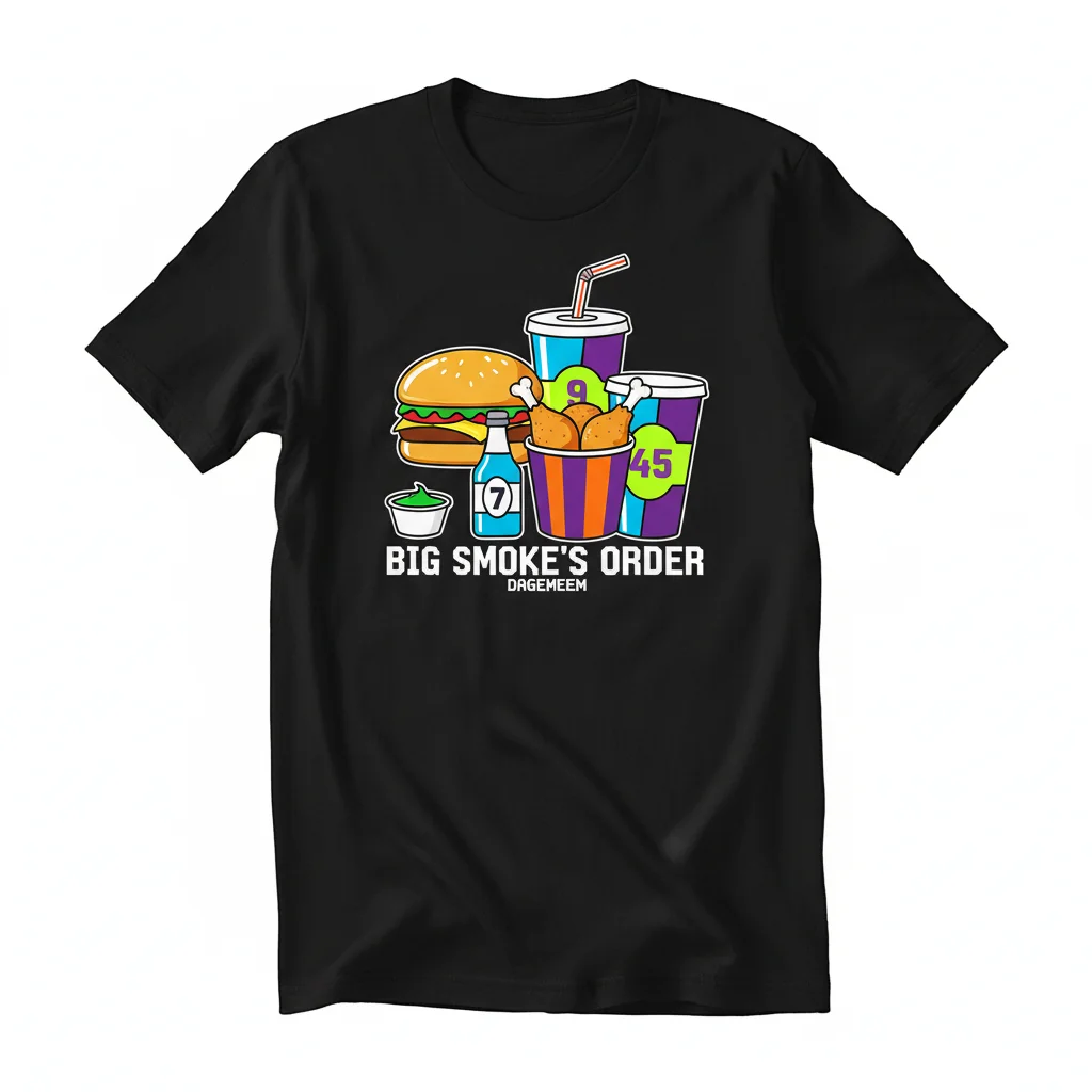 Big Smoke's Order Essential T-Shirt - Premium Cotton Graphic Tee