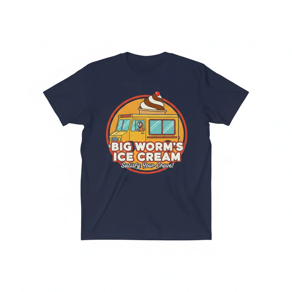 Big Worm's Ice Cream Truck: Nostalgia & Sweet Dreams Essential T-Shirt