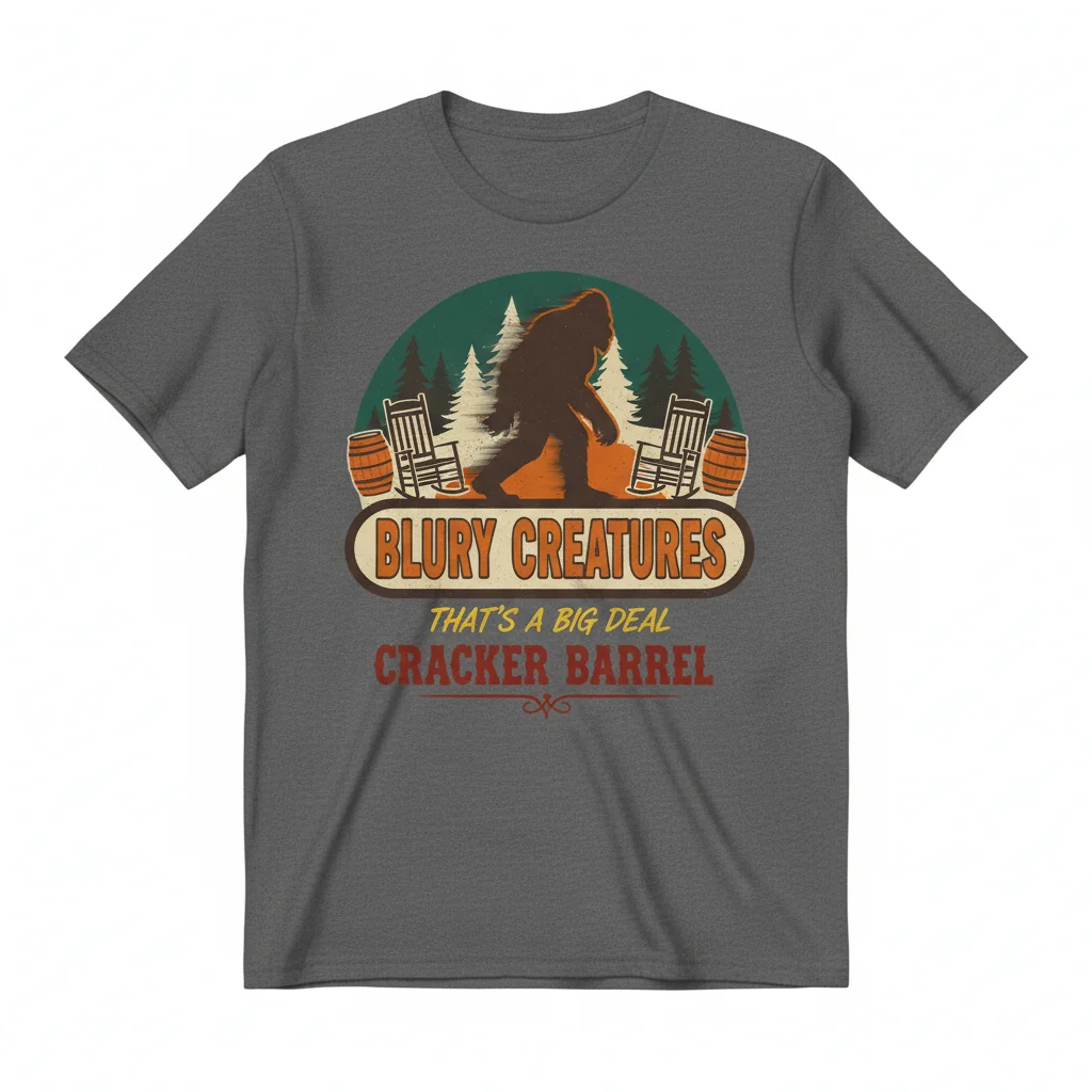 "Blurry Creatures" Bigfoot Graphic Shirt