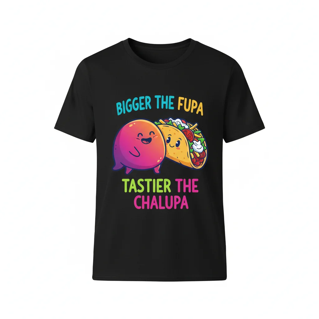 Bigger The Fupa Tastier The Chalupa Graphic Tee – Essential Comfort T-Shirt