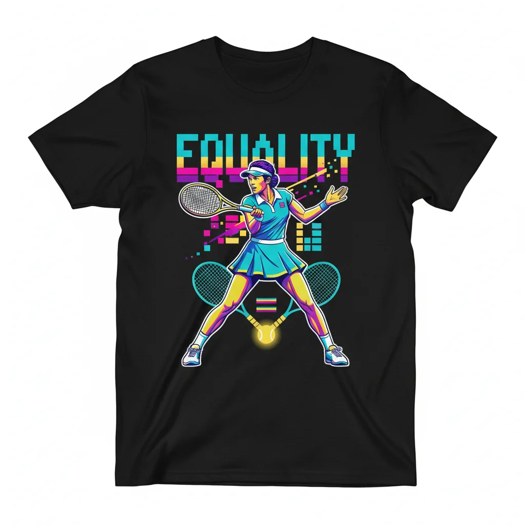 Billie Jean King Equality Tennis Shirt - Iconic Tribute Tee