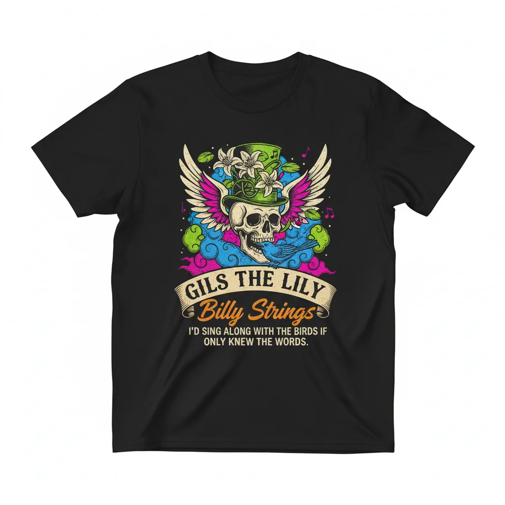 Billy Strings 'Gils the Lily' – Sing Along with the Birds Soft Tee