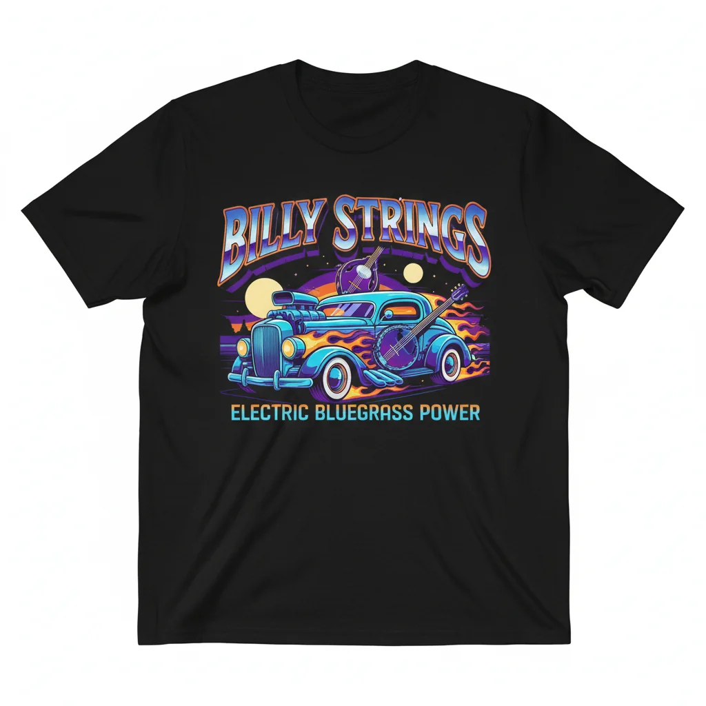 Billy Strings Hot Rod Fan Tee - Premium Durability & Comfort