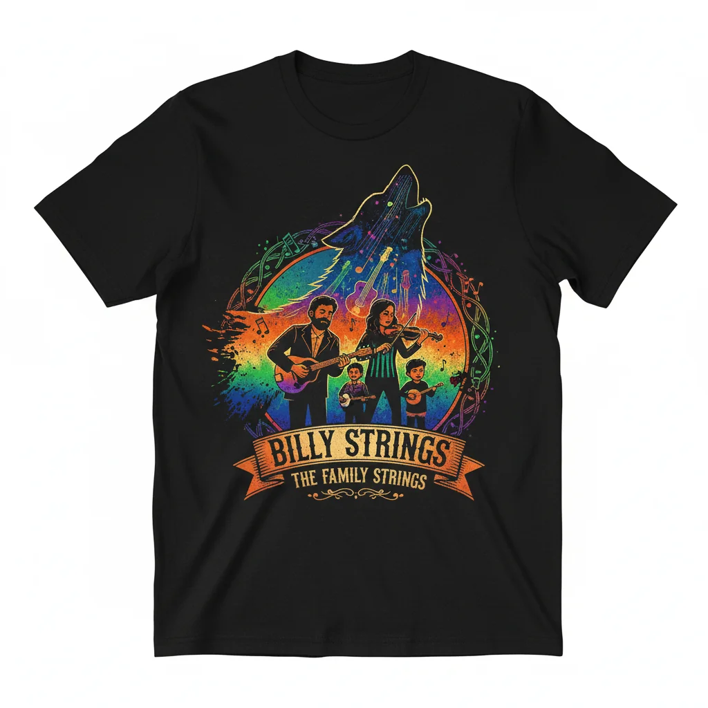 Billy Strings The Family Strings Shirt – Official Merch & Apparel