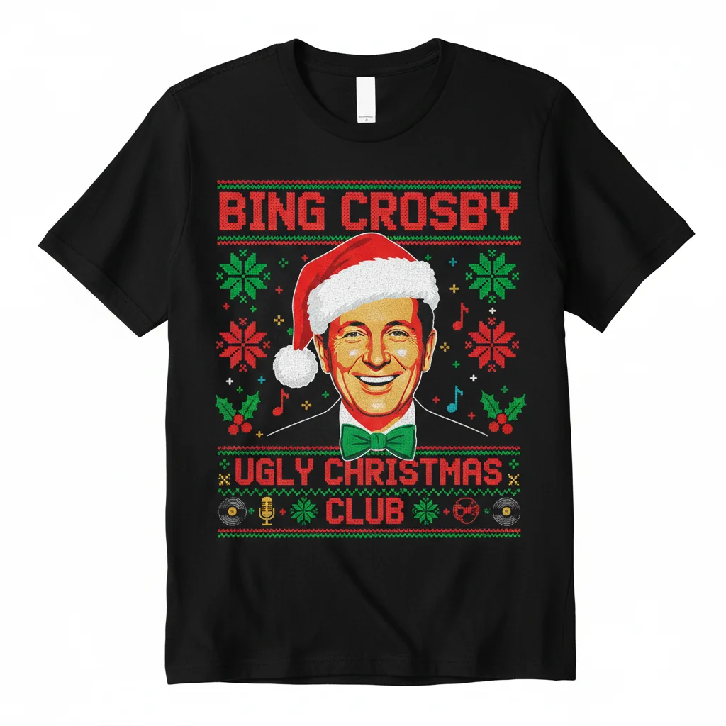 Bing Crosby's Timeless Tunes Ugly Christmas Sweater