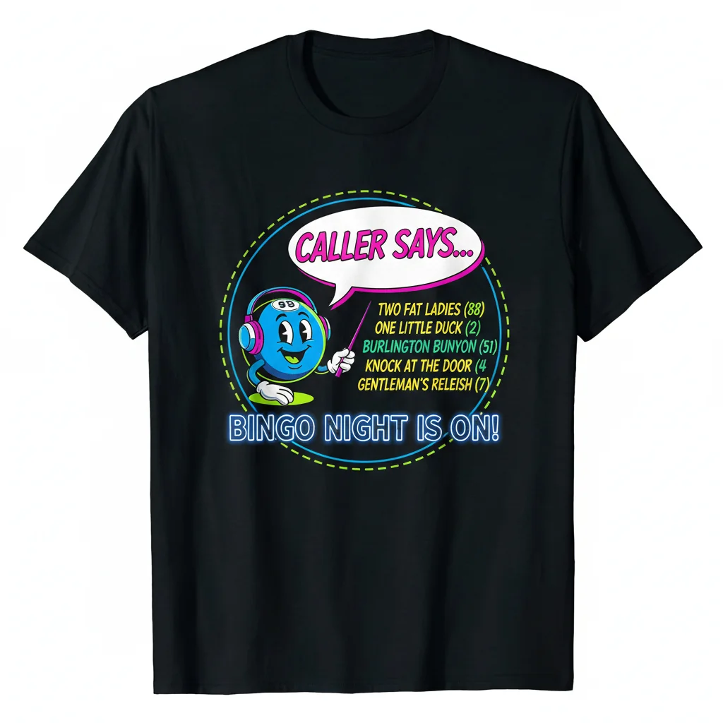 The 'Bingo Player's Spirit' Essential Tee: For Those Who Love the Call