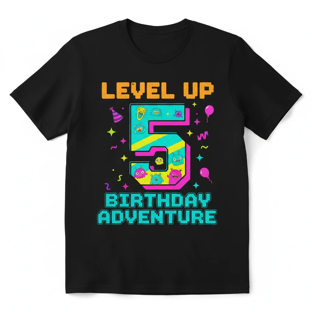 Celebrate Five: Sprunki's Birthday Bash Essential Tee