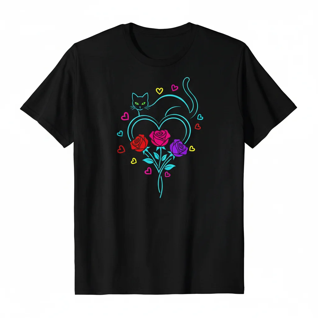 Pijama "Gato Negro" de San Valentín: Suavidad que Dura, Estilo que Impresiona