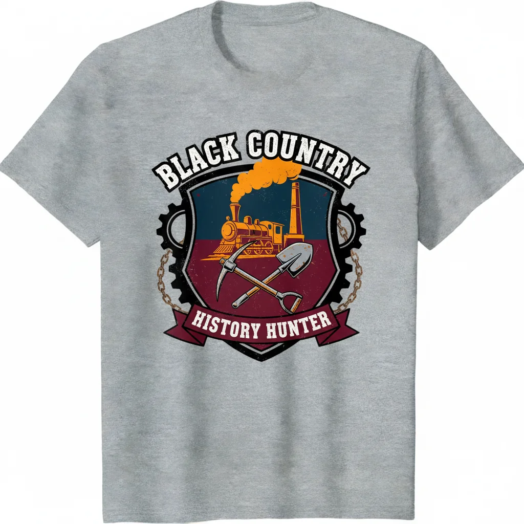 Black Country History Hunter Logo – The Durable, Pre-Shrunk Essential T-Shirt
