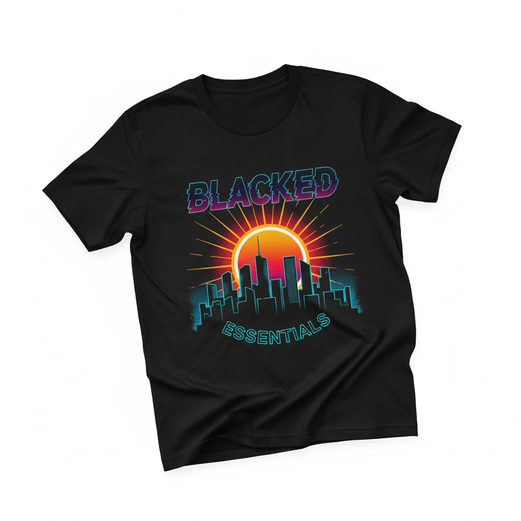 Blacked Essential T-Shirt – Premium Ring-Spun Cotton Tee for Men & Women
