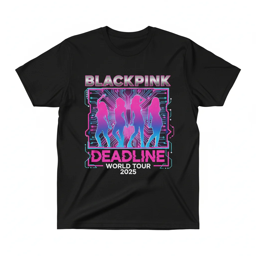 BlackPink Kpop: Deadline World Tour 2025 - The Anthem Tee