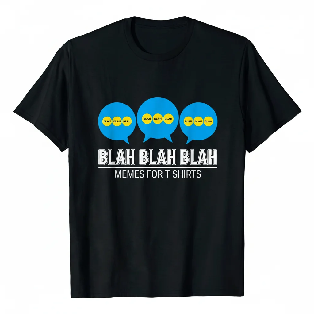 BLAH BLAH BLAH Memes & Quotes Essential T-Shirt – Unmatched Comfort & Lasting Style