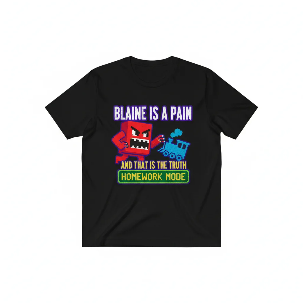 Blaine Is A Pain Truth - Homework Essential T-Shirt