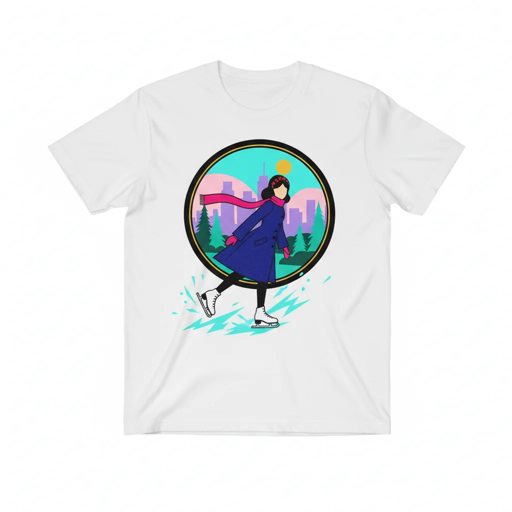 Blair Waldorf Ice Skating - A Winter Dream Essential Tee