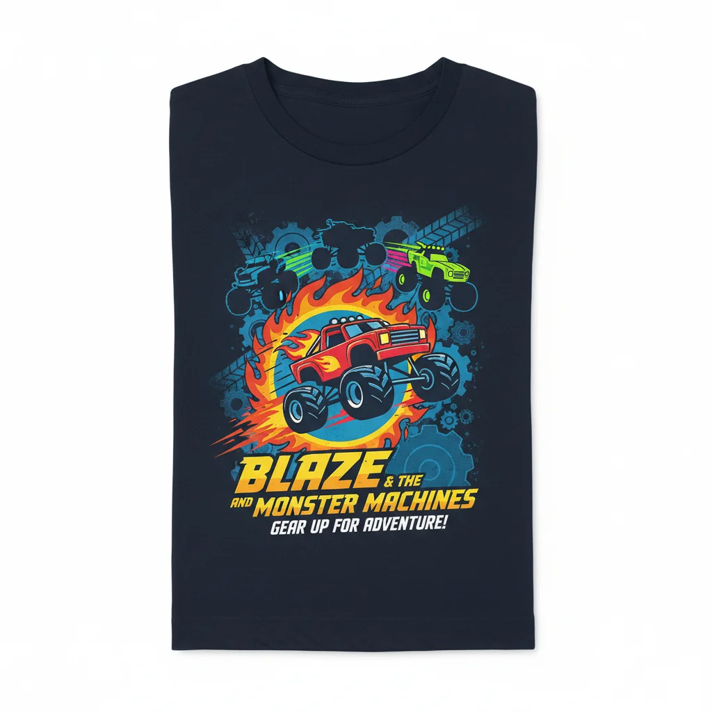 Blaze and the Monster Machines: Durable, Fade-Resistant Essential T-Shirt
