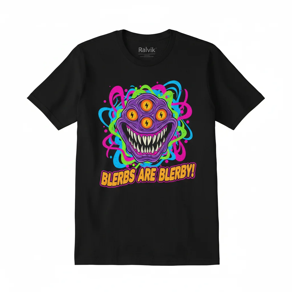 BLERBS Essential T-Shirt – Premium 100% Cotton, Retail Fit Tee for Everyday Comfort & Style