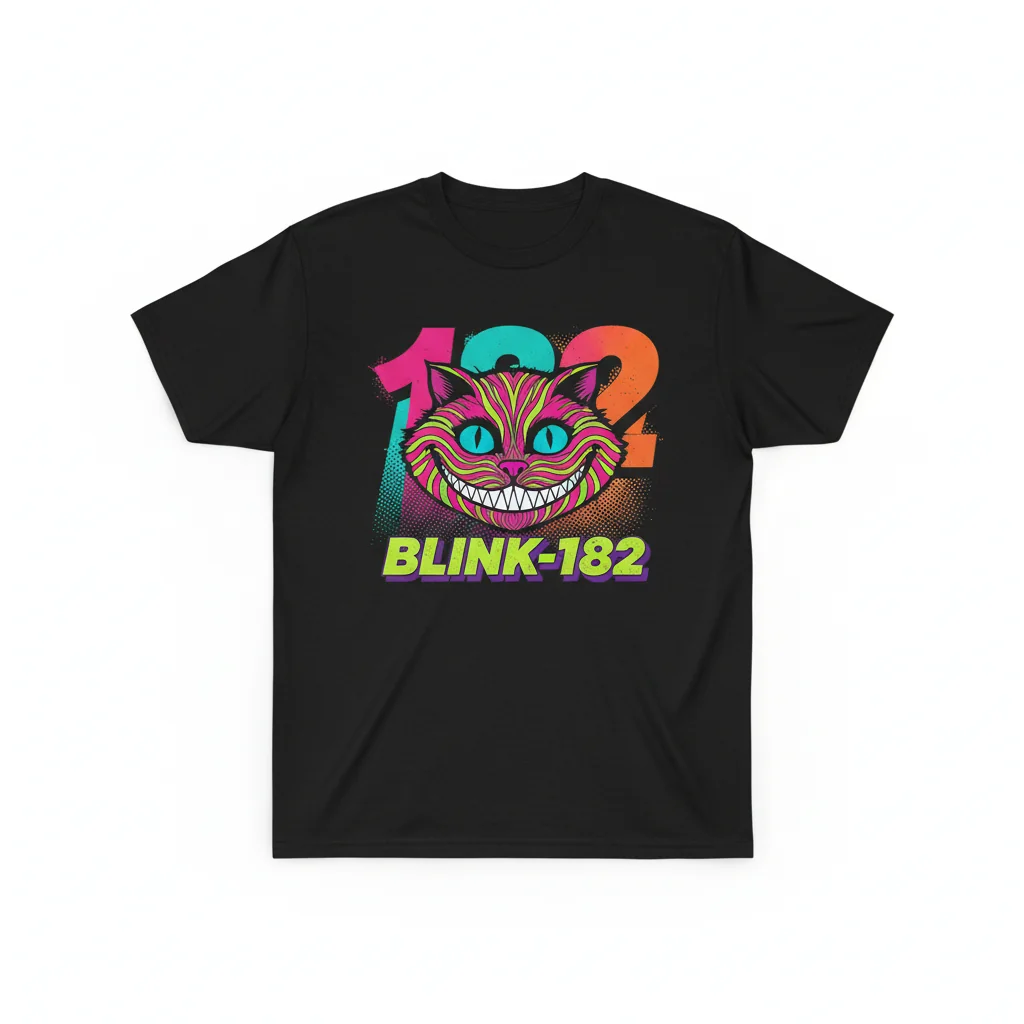Blink-182 Official Cheshire Cat Album Art Tee