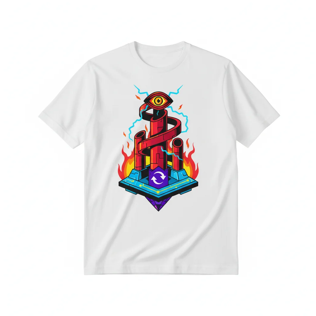 Blink Inferno Tower Tee: Clash Royale Durability & Eco-Friendly Style