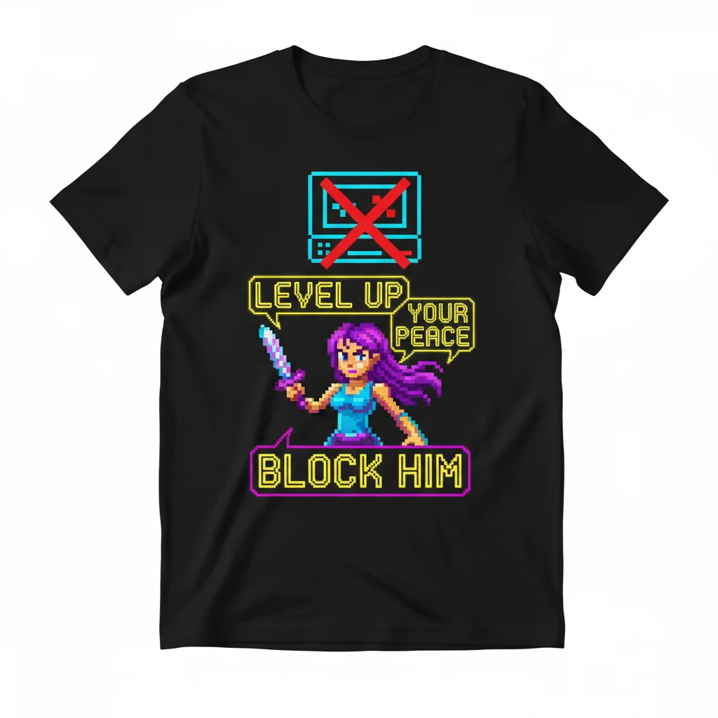 Block Him Essential T-Shirt – Statement Tee for Modern Style