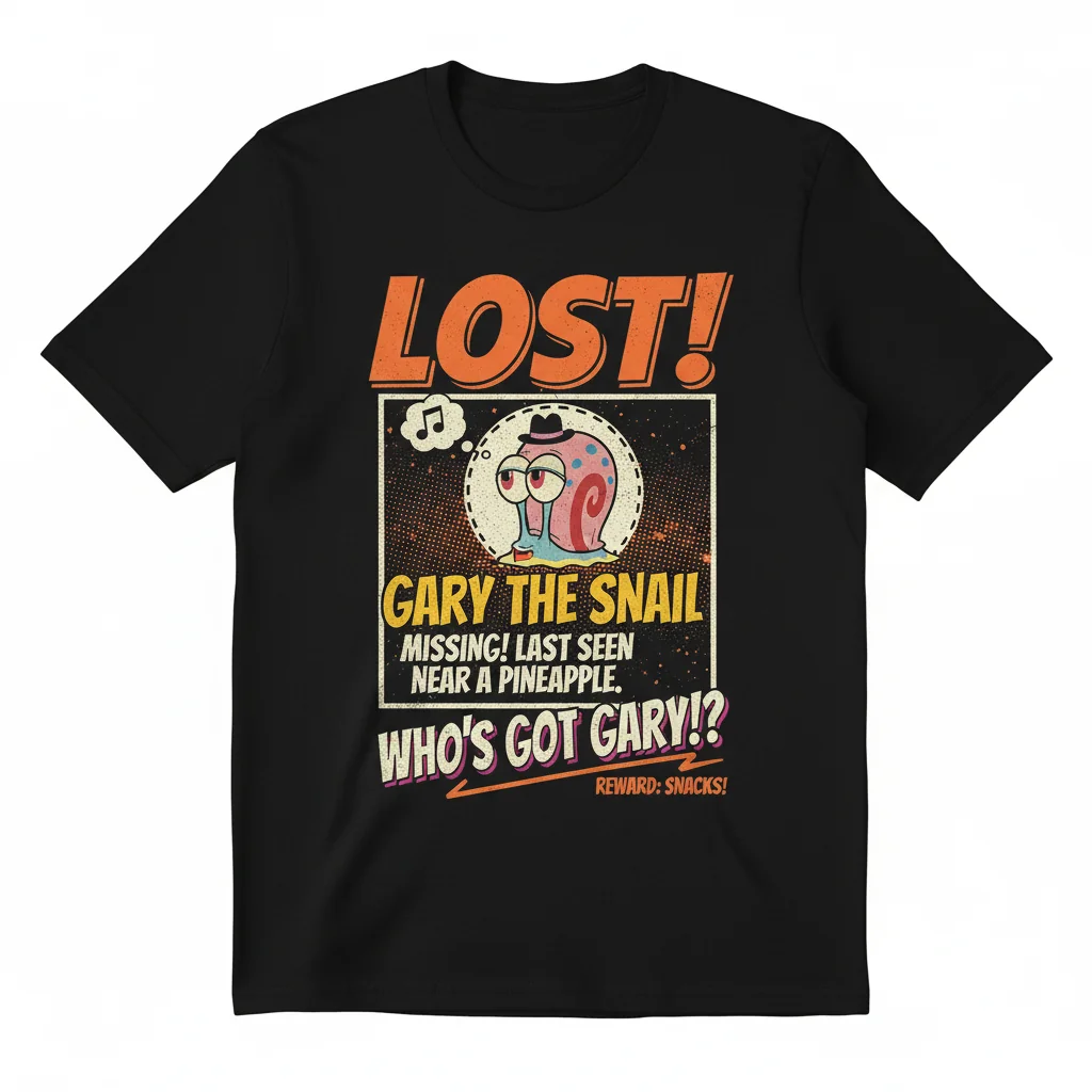 Blossoms Who's Got Gary Graphic Tee - Unique Band Fan Shirt